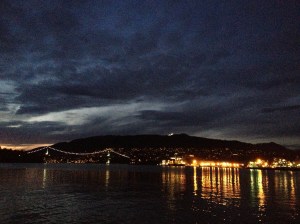 same bridge but from the other side of the water