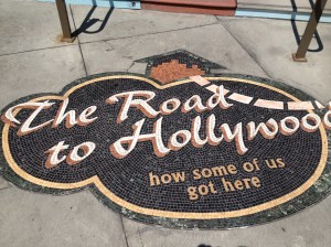 This is where you find the stars on the ground and the hand and foot prints in cement