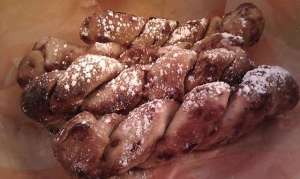 dessert breadsticks from Panago, just dip em in frosting and enjoy!