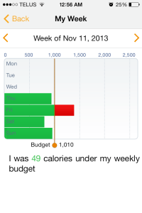 Tracking for Week 1 of my challenge. 