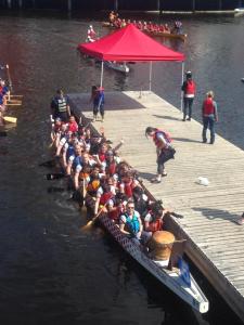 My team. :) We didn't all realize there was a camera looking at us lol