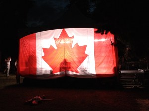 That's one big flag!