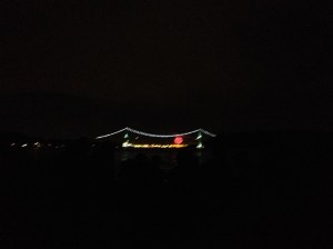 that little red blob is what was actually a big beautiful firework, I swear!