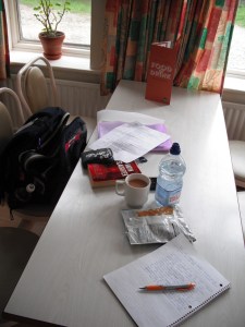 Where I spent most of my first full day of vacation - exciting huh?