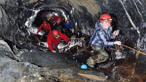 Vertical air shaft you climb to get out