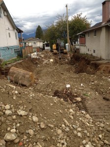 This was a house three days ago