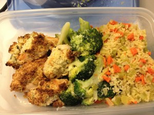 The food this morning before I warmed it up.