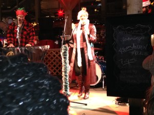 Can you see her hat? It's adorable!