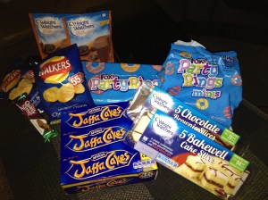 Junk food from the UK, score!