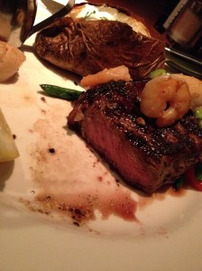 what the inside of a medium steak looks like