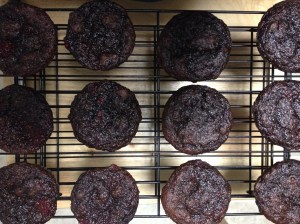 Chocolate Raspberry Muffins