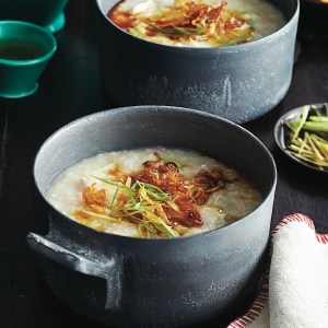 Gingery-chicken-congee