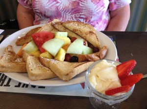French toast with lots of fruit!