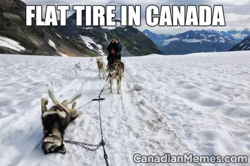 canada flat tire