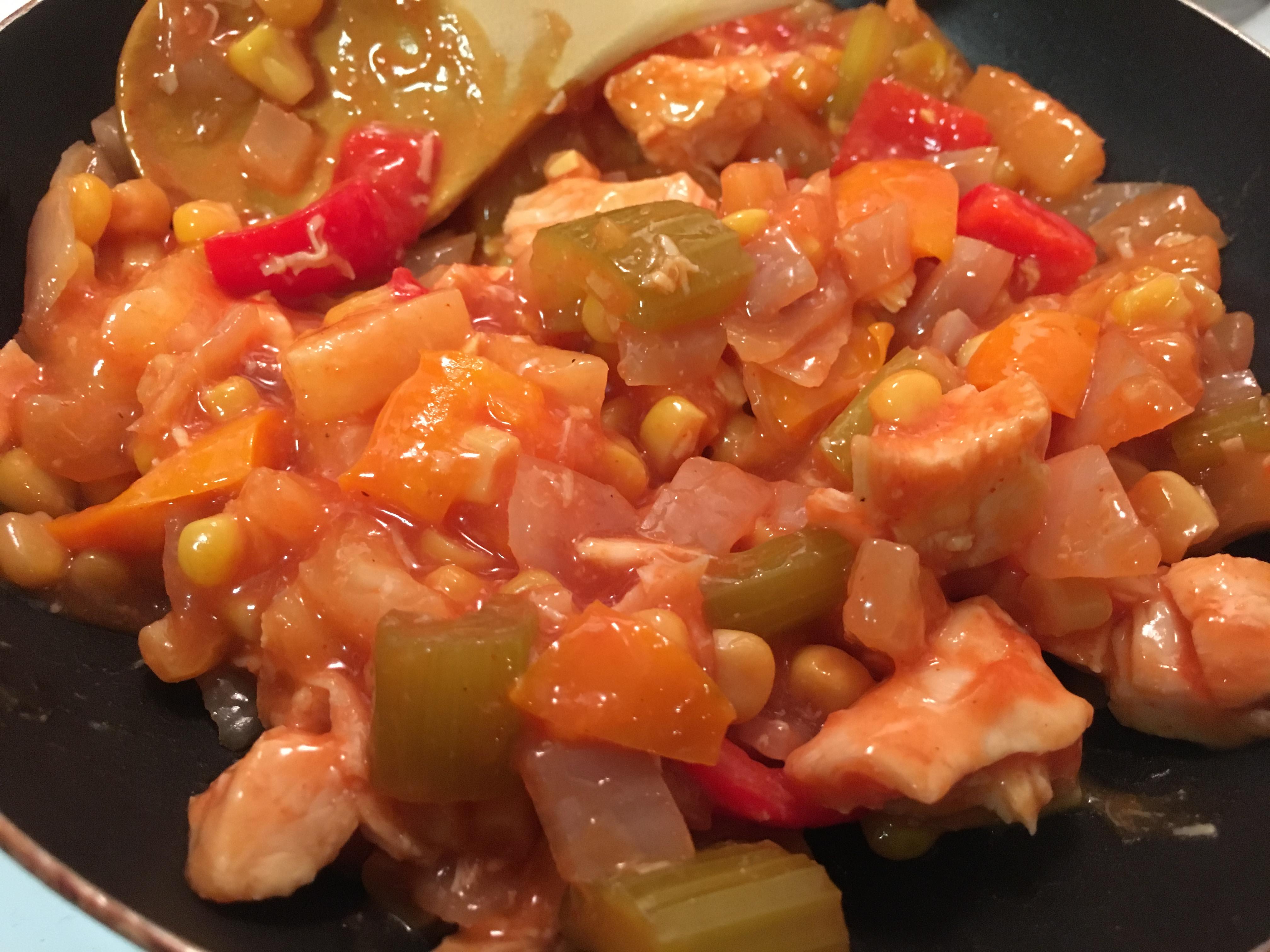 sweet and sour chicken