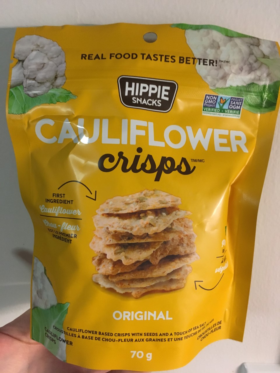 cauliflower crisps